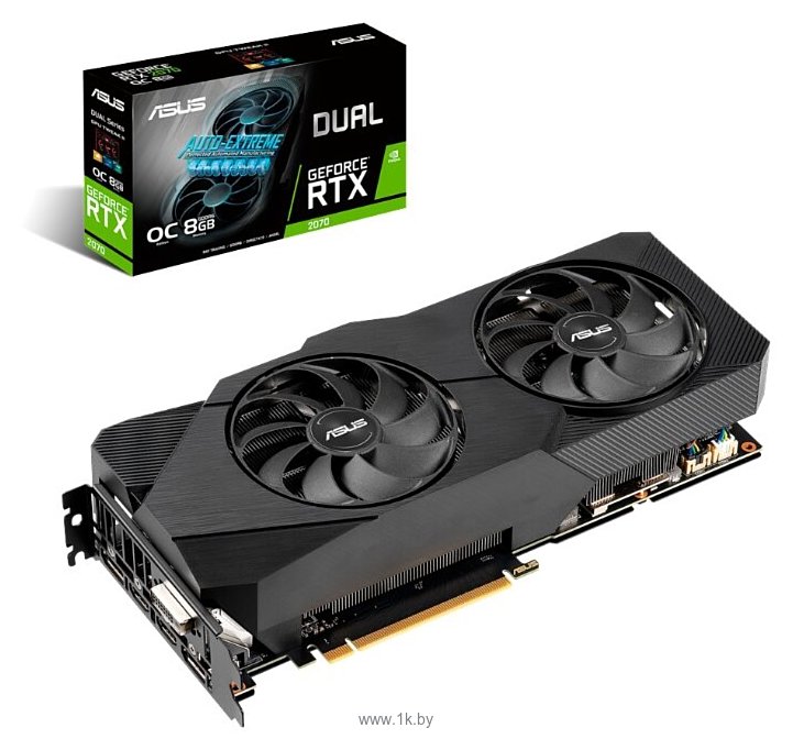 Фотографии ASUS Dual GeForce RTX 2070 EVO V2 OC Edition 8GB (DUAL-RTX2070-O8G-EVO-V2)