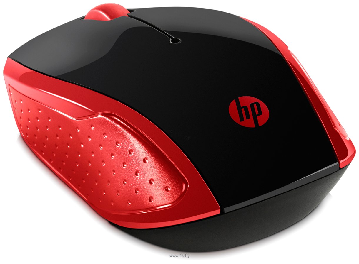 Фотографии HP Wireless Mouse 200 black/red