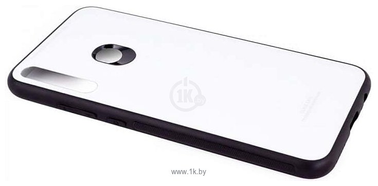 Фотографии Case Glassy для Huawei P40 lite E/Y7P/Honor 9C (белый)