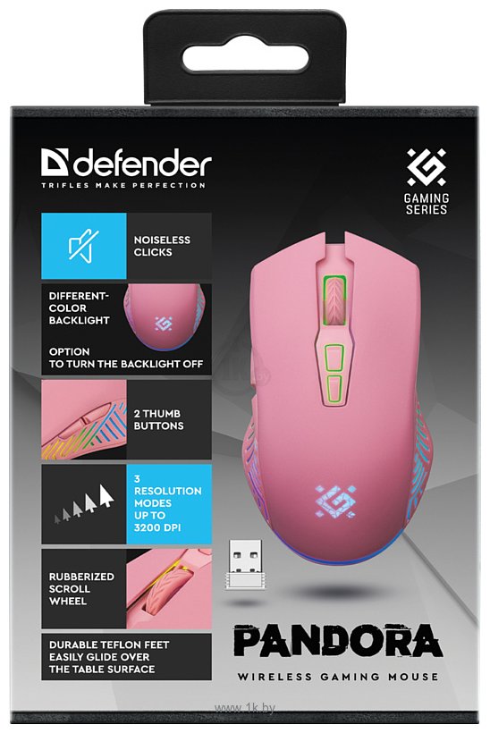 Фотографии Defender Pandora GM-502 pink