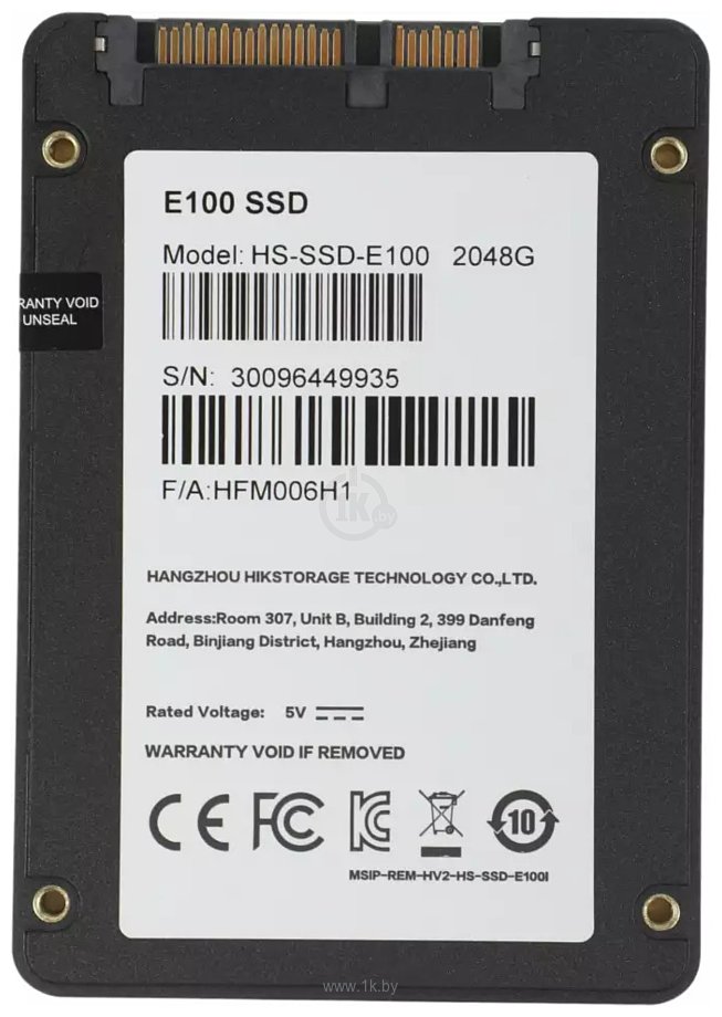 Фотографии Hikvision E100 2048GB HS-SSD-E100/2048G