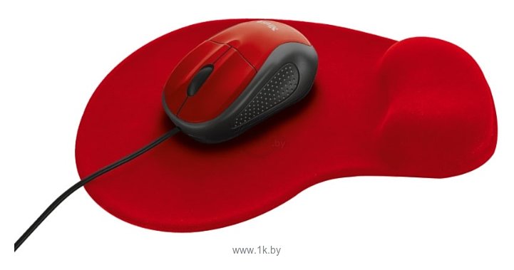 Фотографии Trust Primo Mouse with mouse pad Red USB