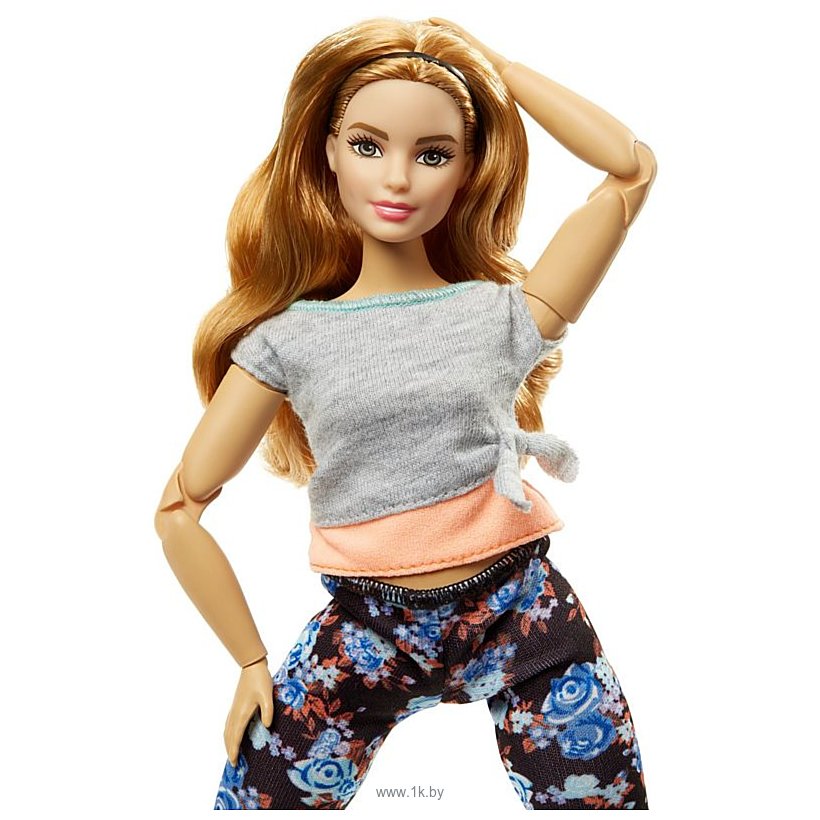 Фотографии Barbie Made To Move Doll - Curvy with Auburn Hair FTG84