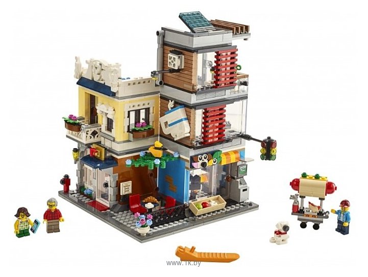 Фотографии LEGO Creator 31097 Зоомагазин и кафе в центре города