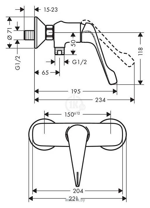 Фотографии hansgrohe Novus 71926000