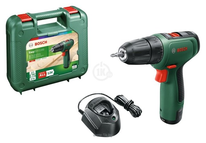 Фотографии BOSCH EasyDrill 1200 12 В 1.5 Ач x1 кейс (06039D3006)