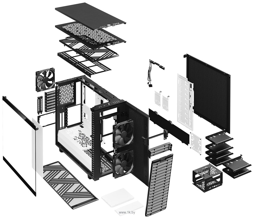 Фотографии Fractal Design Define 7 Black/White TG Clear Tint FD-C-DEF7A-05