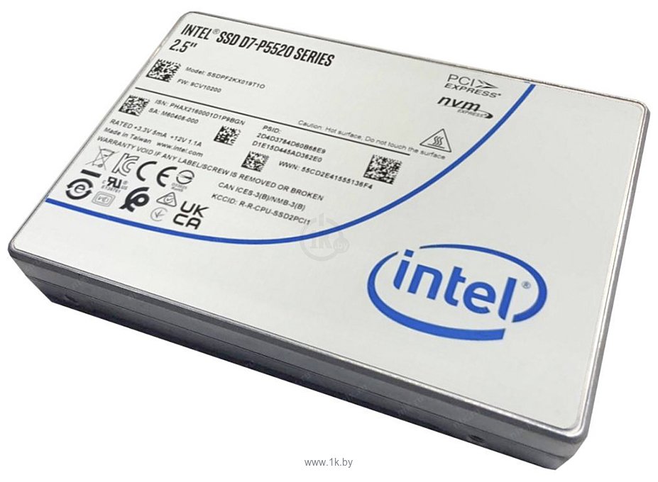 Фотографии Intel D7-P5520 15.36TB SSDPF2KX153T1N1