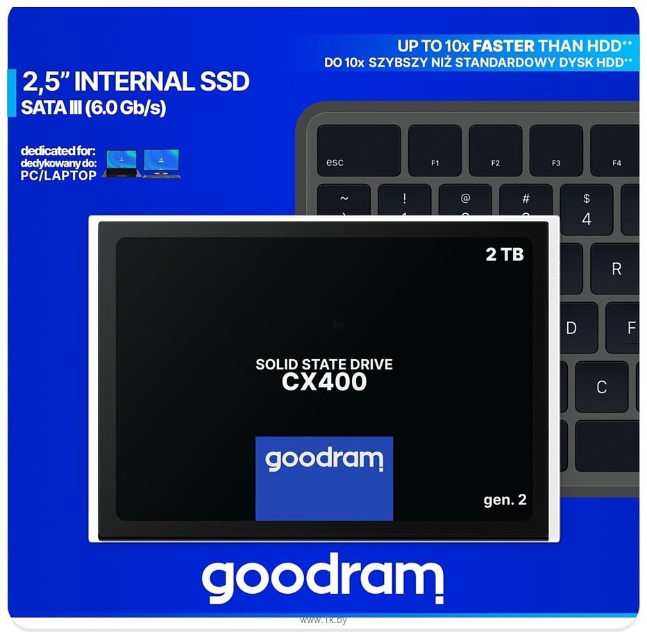 Фотографии GOODRAM CX400 gen.2 2TB SSDPR-CX400-02T-G2