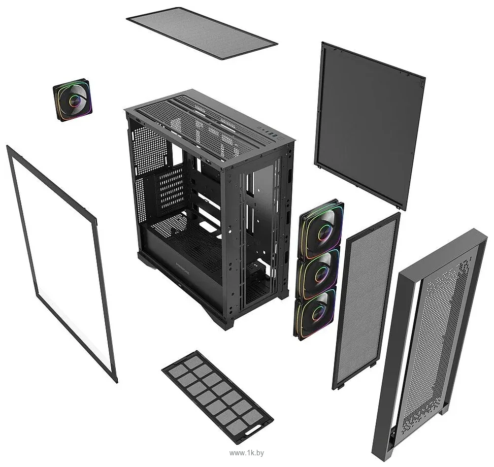 Фотографии Powercase ByteFlow Pro ARGB CH9GPB-A4 Фотографии Powercase ByteFlow Pro ARGB CH9GPB-A4