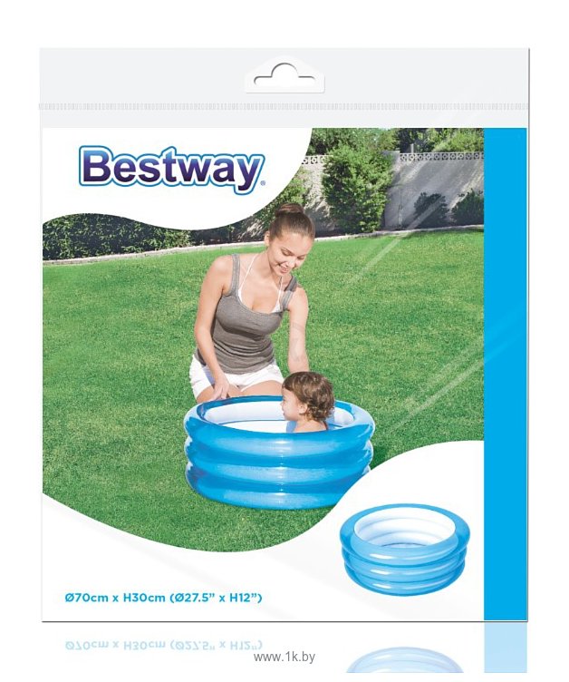 Фотографии Bestway 70x30 (голубой) (51033)