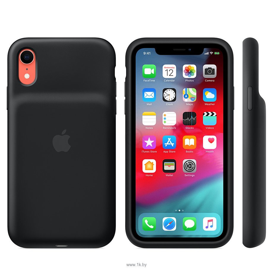 Фотографии Apple Smart Battery Case для iPhone XR (черный)