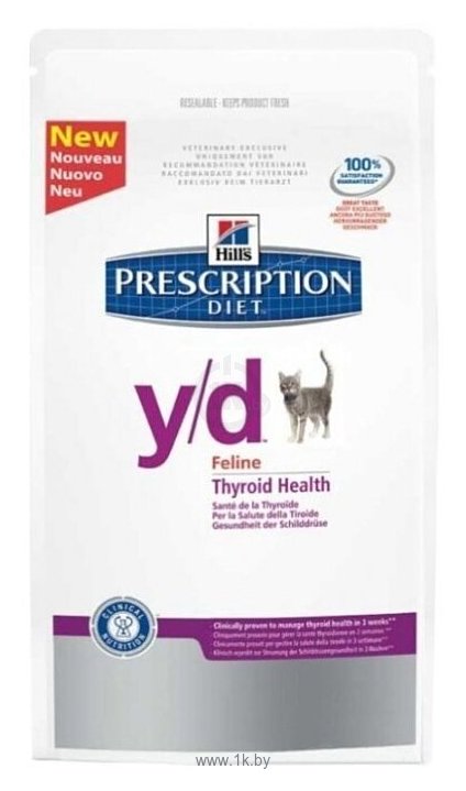 Фотографии Hill's Prescription Diet Y/D Feline Thryroid Health dry (1.5 кг)