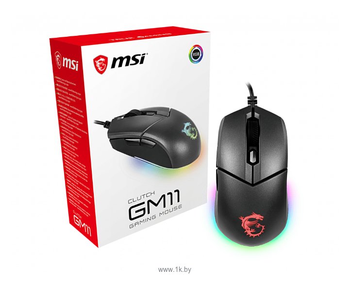 Фотографии MSI Clutch GM11 black USB