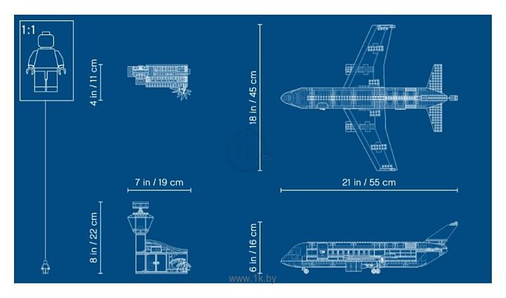 Фотографии LEGO City 60262 Пассажирский самолёт