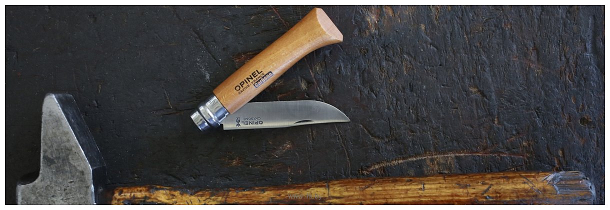 Фотографии Opinel N°9 углеродистая сталь (бук)