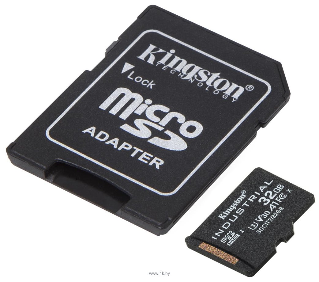 Фотографии Kingston Industrial microSDHC SDCIT2/32GB 32GB (с адаптером)