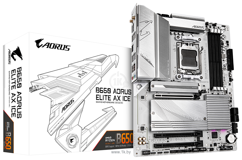 Фотографии GigaByte B650 Aorus Elite AX ICE