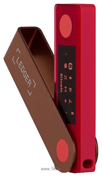 Фотографии Ledger Nano X (рубиновый красный) Фотографии Ledger Nano X (рубиновый красный)