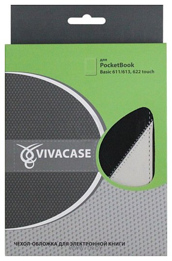 Фотографии Vivacase White-Black для PocketBook 611/613/622/623 (VPB-C613FWh-Bl)