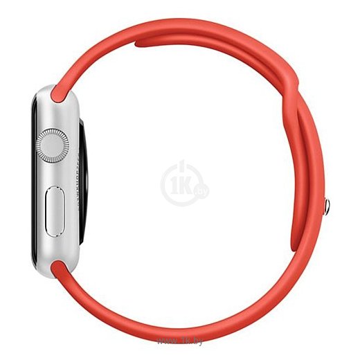 Фотографии Apple Watch Sport 42mm Silver with Orange Sport Band (MLC42)