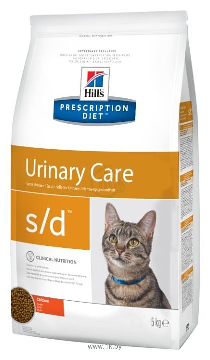 Фотографии Hill's Prescription Diet S/D Feline Urinary-Dissolution dry (5 кг)