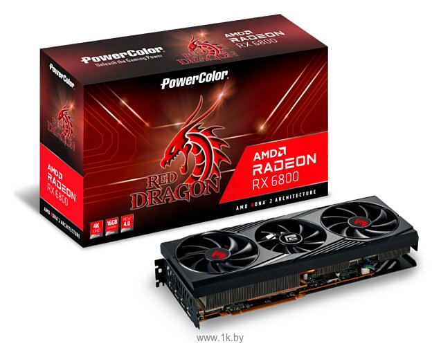 Фотографии PowerColor Radeon RX 6800 Red Dragon 16GB (AXRX 6800 16GBD6-3DHR/OC)