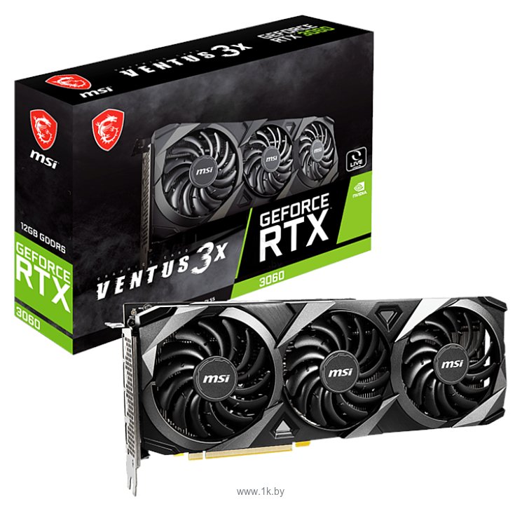 Фотографии MSI GeForce RTX 3060 VENTUS 3X 12G