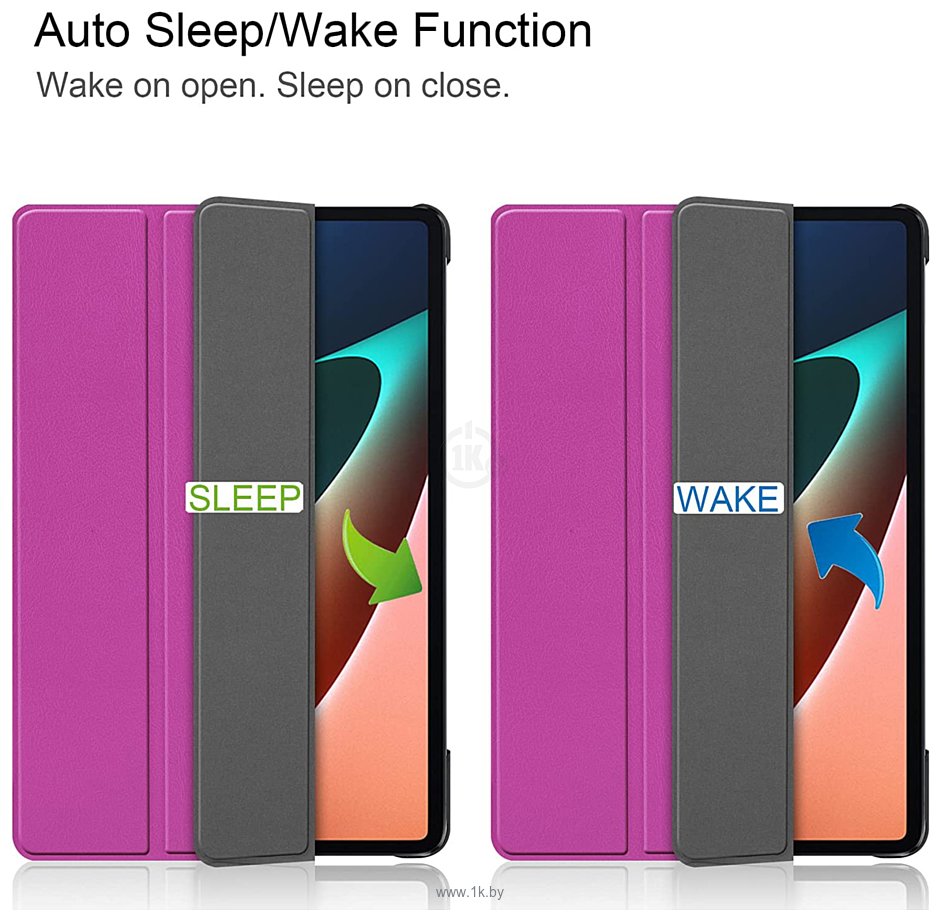 Фотографии JFK Smart Case для Xiaomi Pad 5 (фиолетовый)