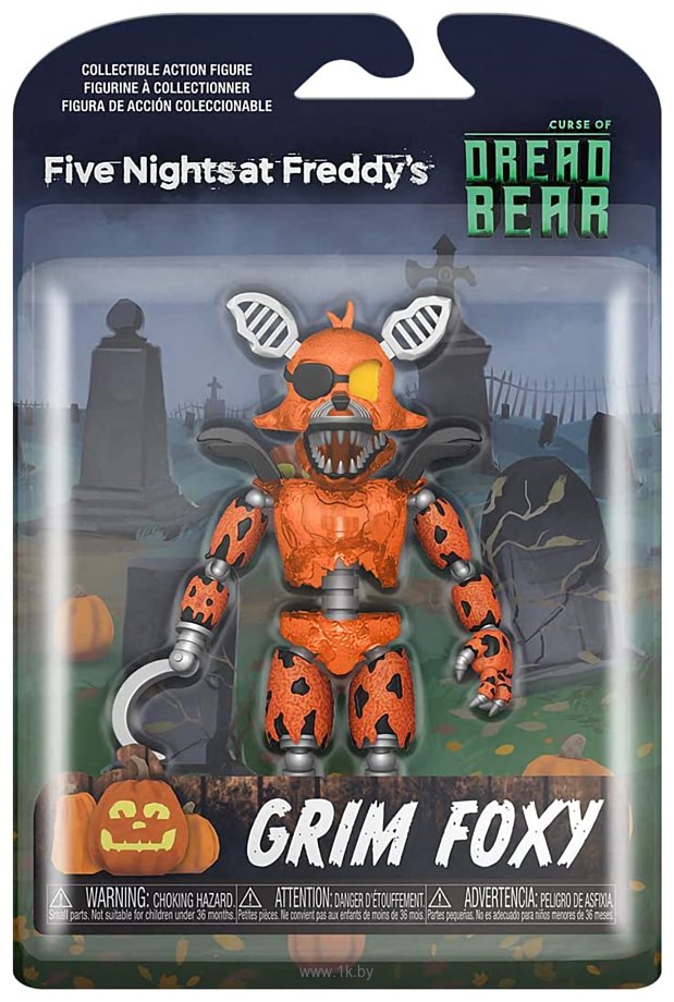 Фотографии Funko Action Figure FNAF Dreadbear Grim Foxy 56185