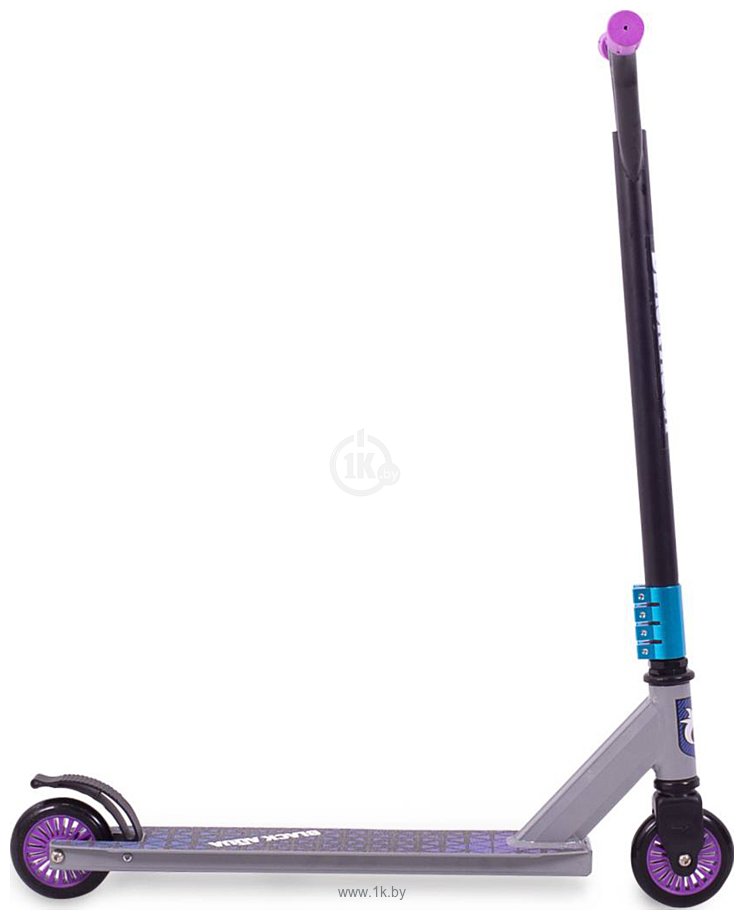 Фотографии Black Aqua Stunt Scooter-3 (черный/пурпурный)