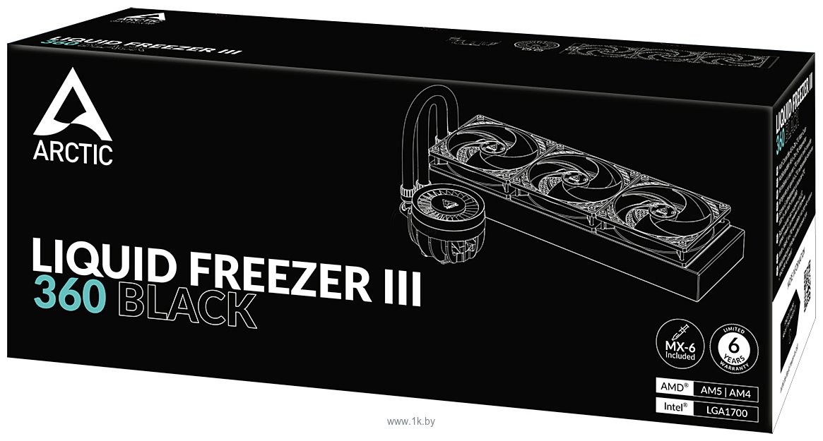 Фотографии Arctic Liquid Freezer III 360 Black ACFRE00136A