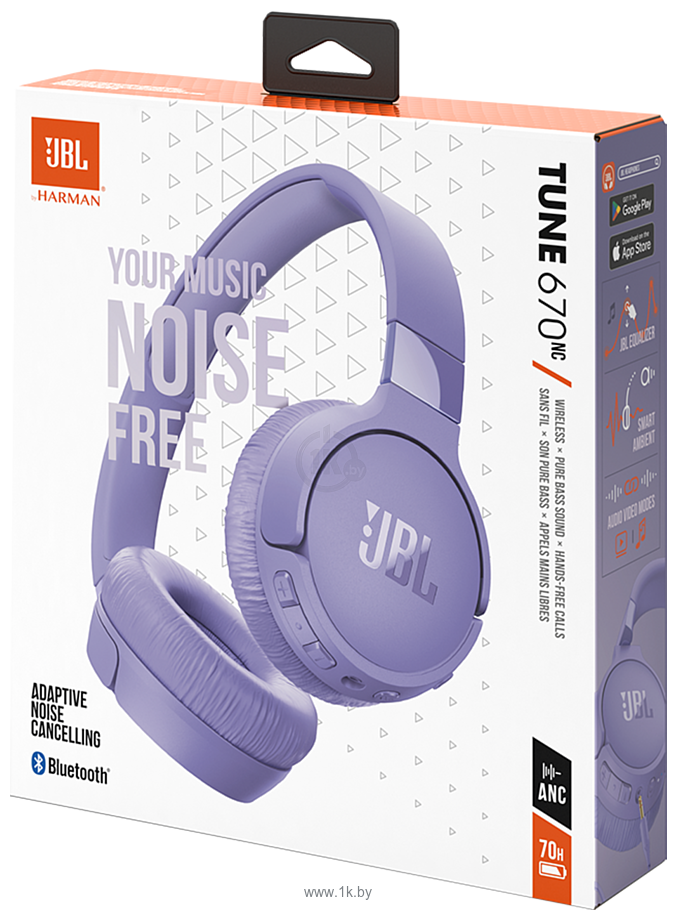 Фотографии JBL Tune 670NC (сиреневый)