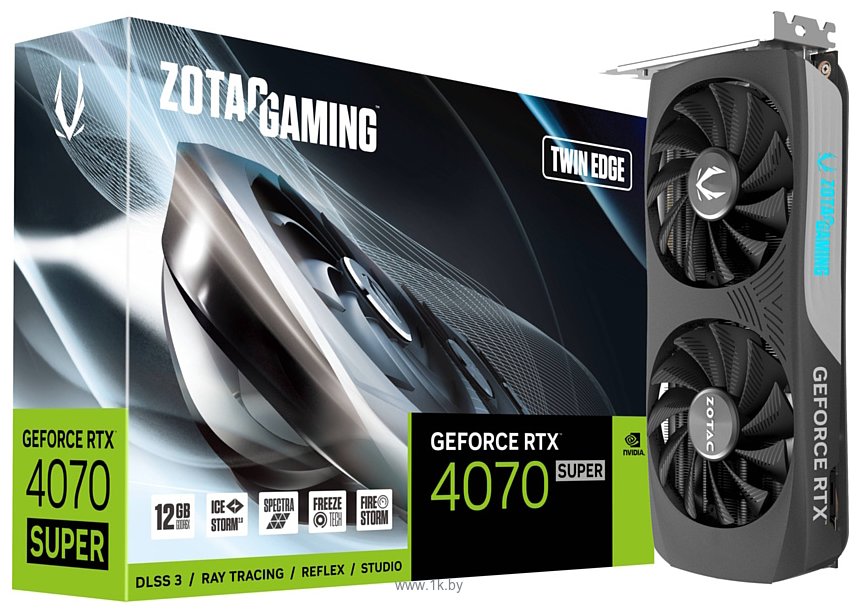 Фотографии ZOTAC GeForce RTX 4070 Super Twin Edge 12GB GDDR6X (ZT-D40720E-10M)