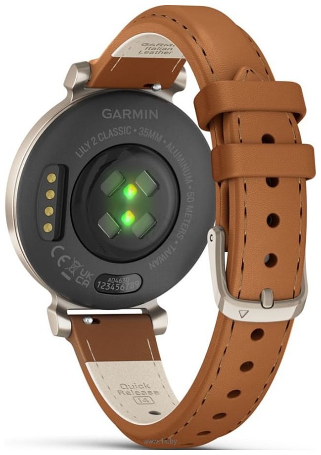 Фотографии Garmin Lily 2 Classic (кожаный ремешок)