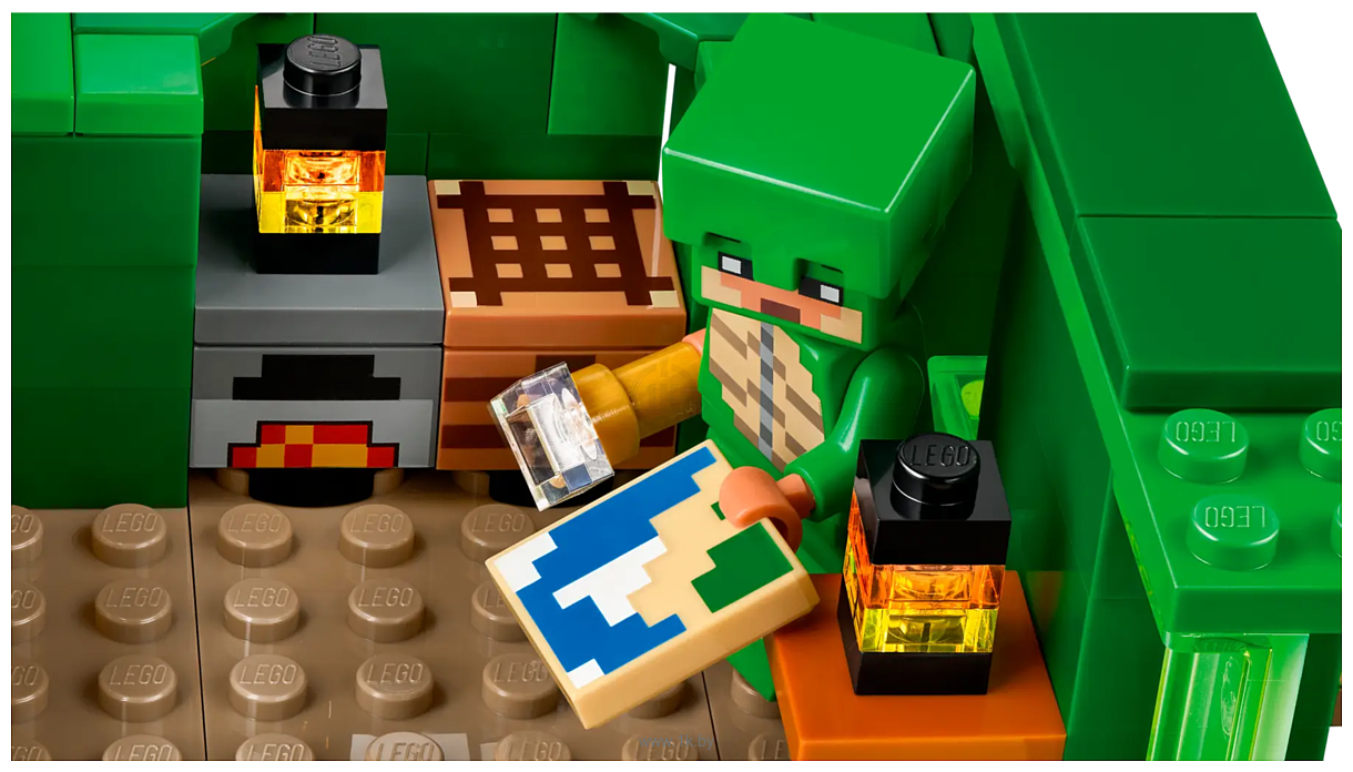 Фотографии LEGO Minecraft 21254 Домик на Черепашьем пляже