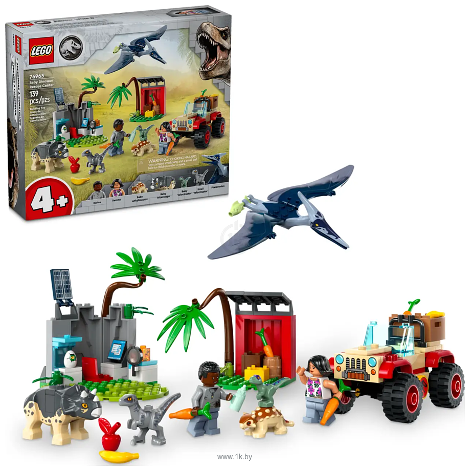 Фотографии LEGO Jurassic World 76963 Центр спасения детенышей динозавров