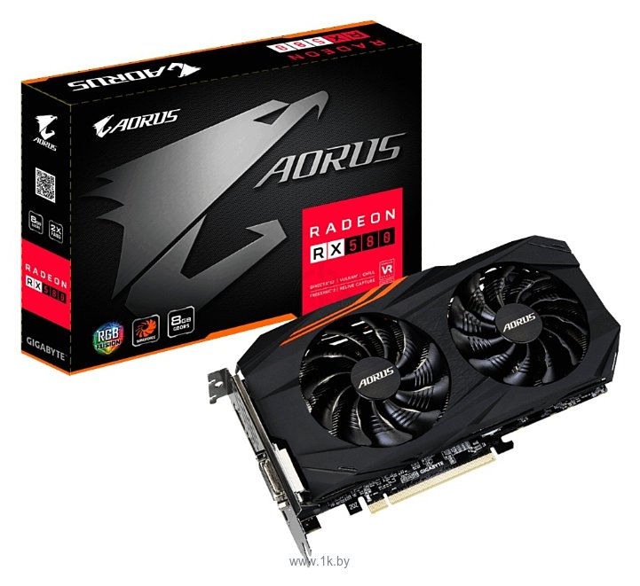 Фотографии GIGABYTE Radeon RX 580 8192Mb Aorus (GV-RX580AORUS-8GD)