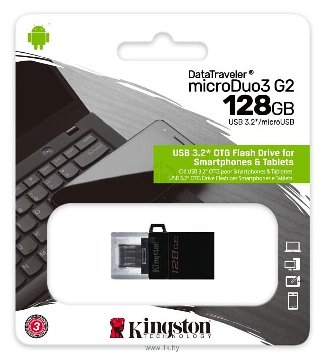 Фотографии Kingston DataTraveler microDuo 3.0 G2 128GB