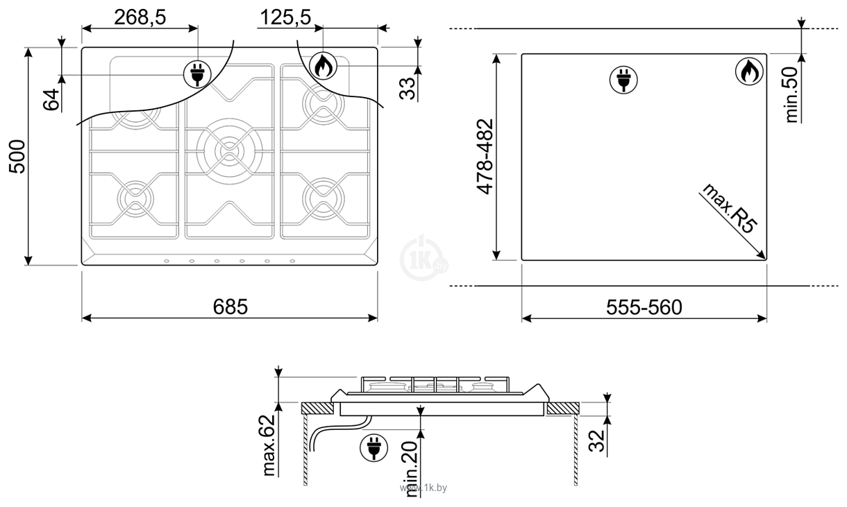 Фотографии Smeg SRV876AVOGH2