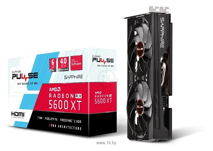 Фотографии Sapphire PULSE Radeon RX 5600 XT BE 6GB GDDR6 (11296-05-20G)