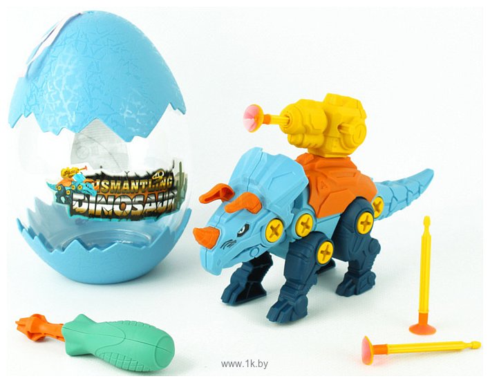 Фотографии Darvish Динозавр Трицератопс в яйце DV-T-2826 (голубой)