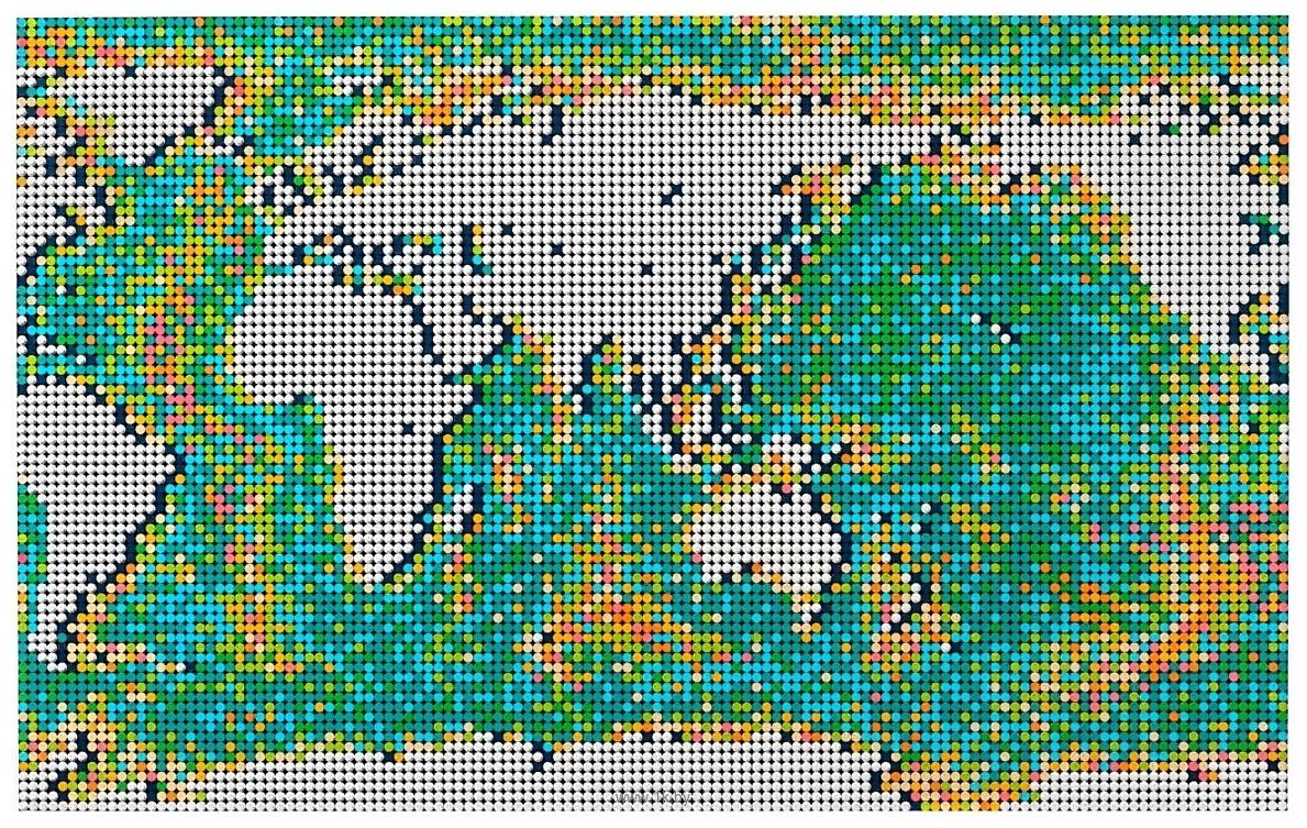 Фотографии LEGO Art 31203 Карта мира