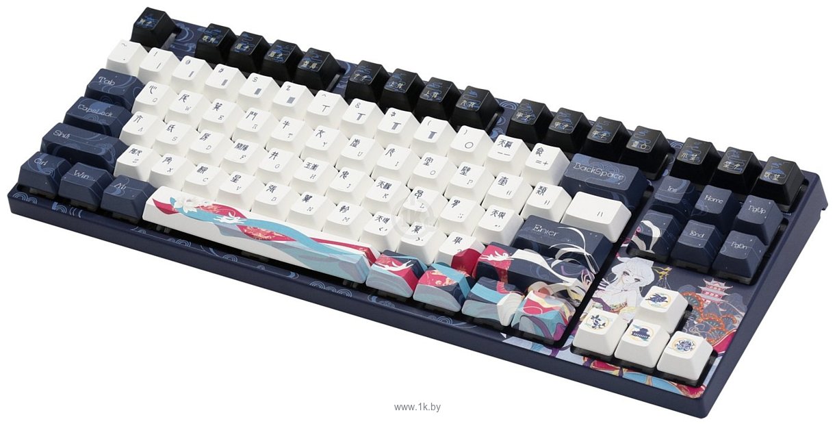 Фотографии Varmilo VPM87 Chang'e Varmilo EC Daisy V2 (без кириллицы), с японской раскладкой