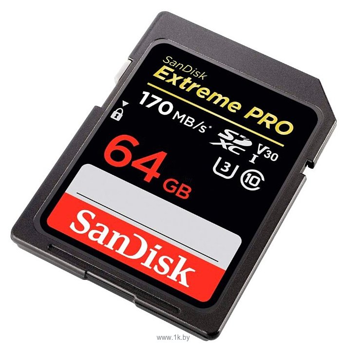 Фотографии SanDisk Extreme Pro SDXC UHS Class 3 V30 170MB/s 64GB