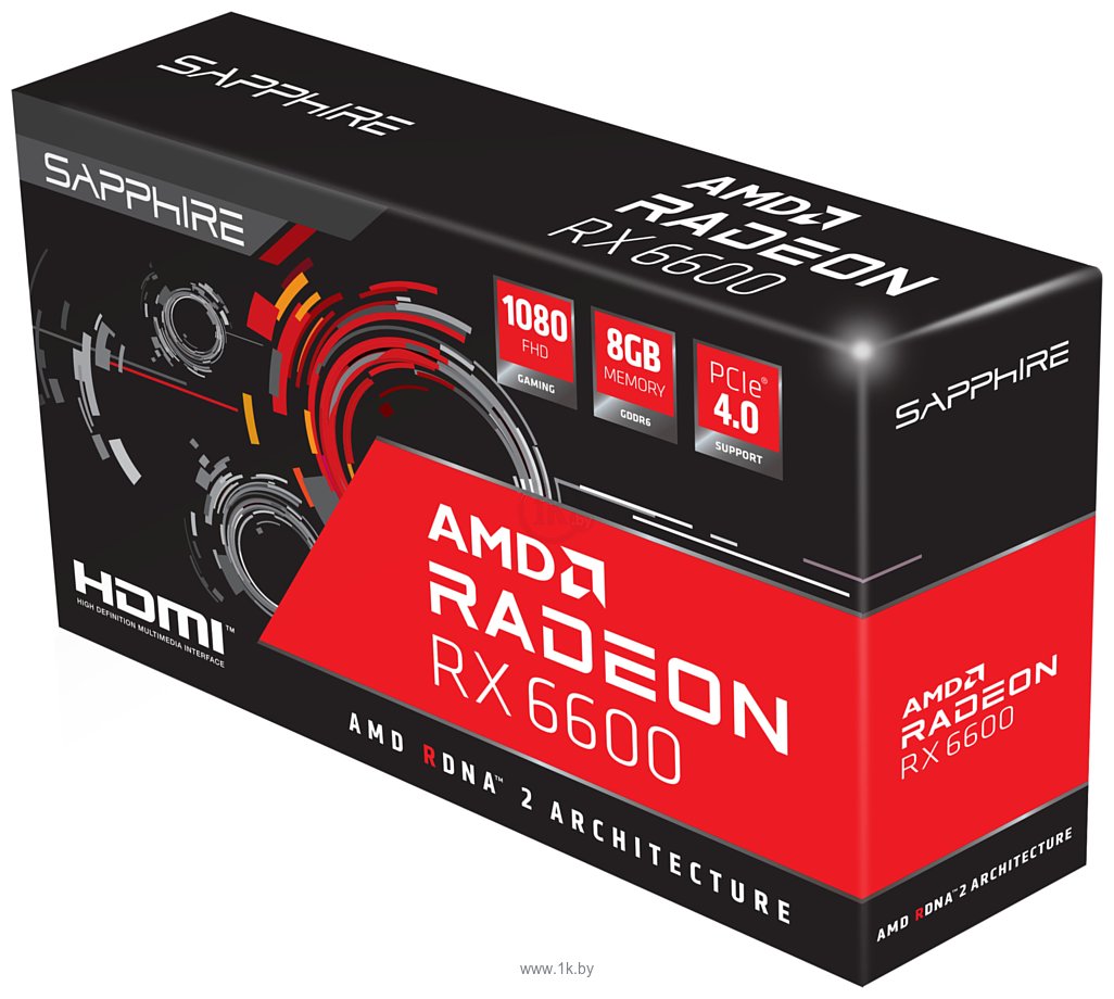 Фотографии Sapphire Pulse Radeon RX 6600 8GB GDDR6 (11310-05-20G)