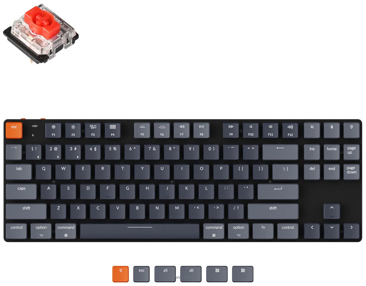 Фотографии Keychron K1 SE Wireless RGB K1SE-B1-RU Gateron G Pro Red