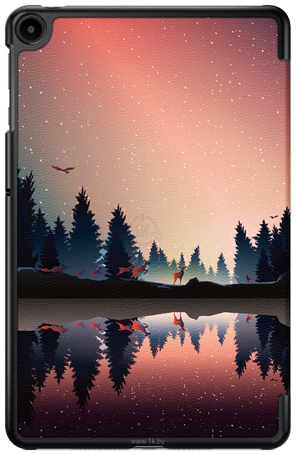 Фотографии JFK Smart Case для Huawei MatePad SE 10.4 (закат на озере)
