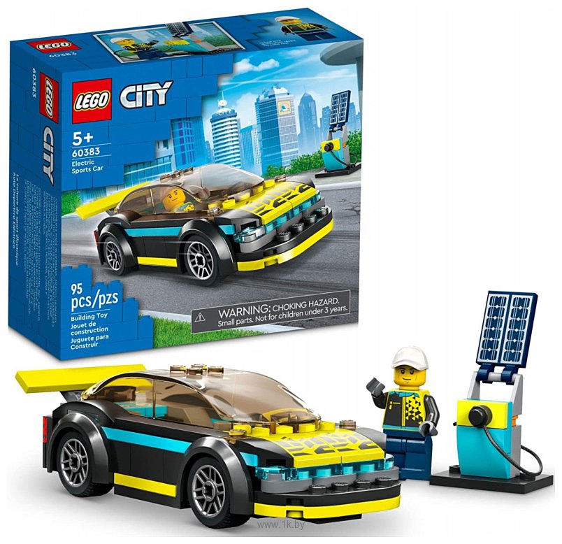 Фотографии LEGO City 60383 Спортивный электромобиль