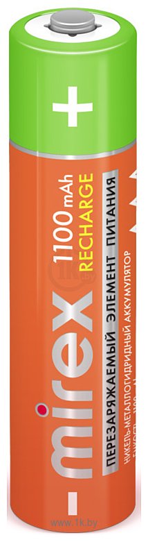 Фотографии Mirex HR03 AAA 1100mAh 4 шт. (HR03-11-E4)